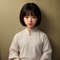 编辑陈弦在录音棚里试听耳机,神情专注,周围是专业音频设备